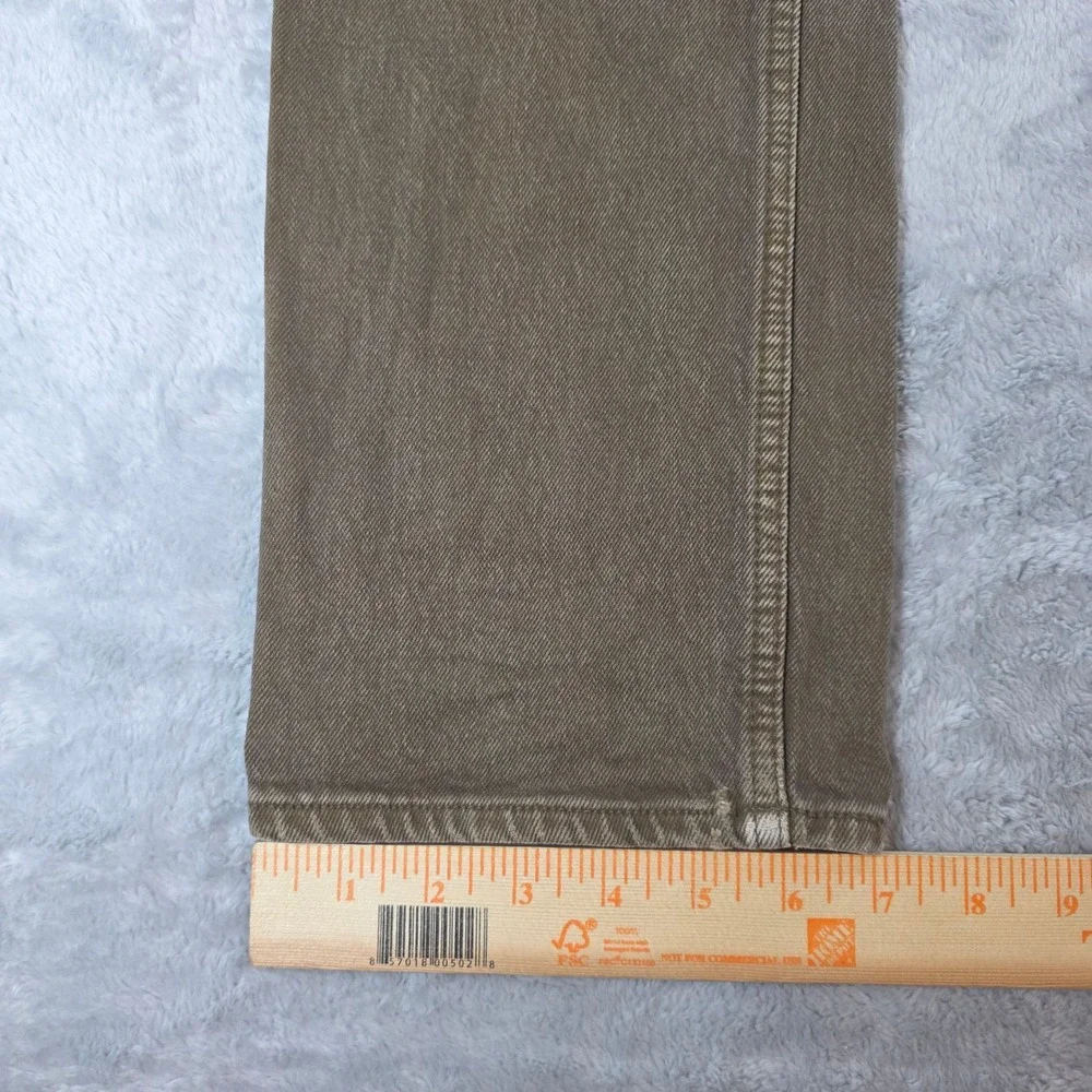 Abercrombie & Fitch Womens 26 Olive Brown '90s Straight Ultra High Rise Jeans